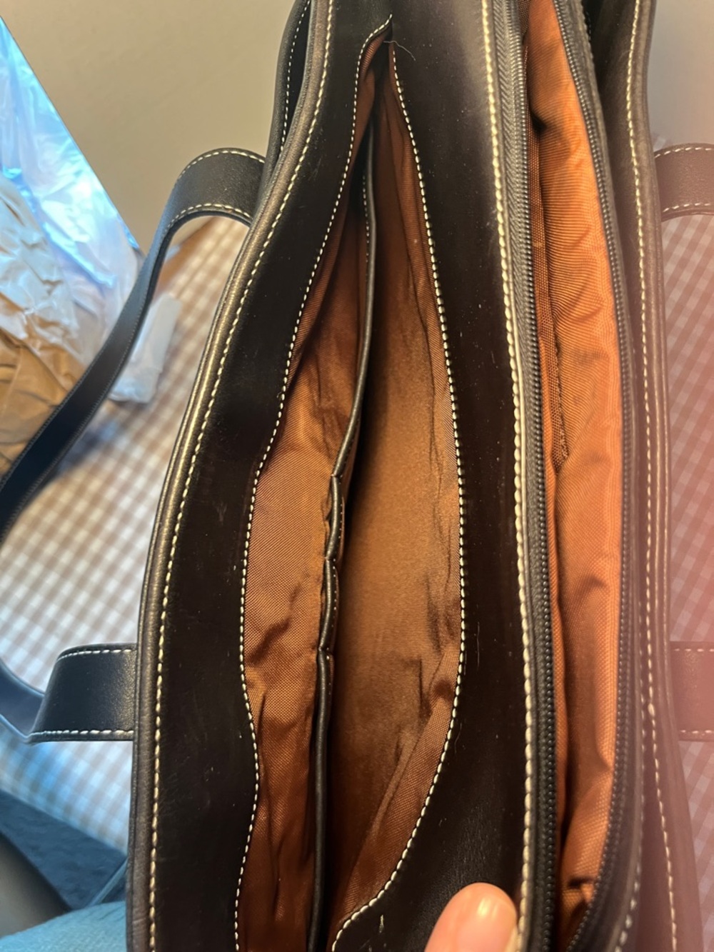 Y2K Vintage Coach Hampton Leather Tote 5209 in Excellent Condition - Picture 11 of 15